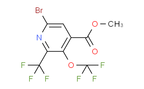 AM74516 | 1806237-65-9 | Methyl 6-bromo-3-(trifluoromethoxy)-2-(trifluoromethyl)pyridine-4-carboxylate
