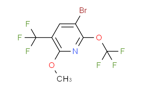 AM74517 | 1804000-38-1 | 3-Bromo-6-methoxy-2-(trifluoromethoxy)-5-(trifluoromethyl)pyridine