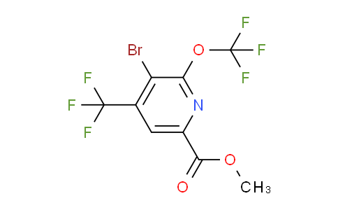 AM74518 | 1806084-60-5 | Methyl 3-bromo-2-(trifluoromethoxy)-4-(trifluoromethyl)pyridine-6-carboxylate