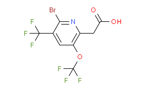 AM74522 | 1804544-93-1 | 2-Bromo-5-(trifluoromethoxy)-3-(trifluoromethyl)pyridine-6-acetic acid