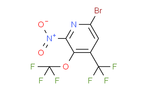 6-Bromo-2-nitro-3-(trifluoromethoxy)-4-(trifluoromethyl)pyridine