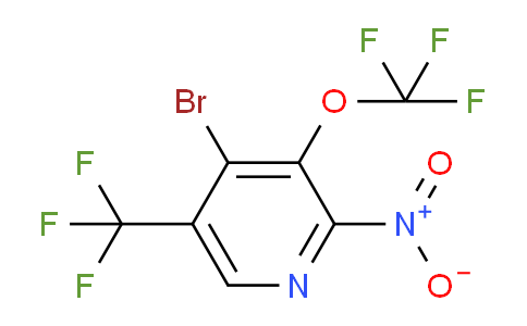 4-Bromo-2-nitro-3-(trifluoromethoxy)-5-(trifluoromethyl)pyridine
