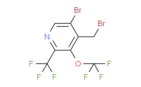 5-Bromo-4-(bromomethyl)-3-(trifluoromethoxy)-2-(trifluoromethyl)pyridine