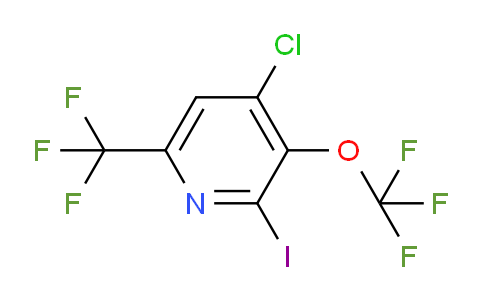 AM74552 | 1806162-22-0 | 4-Chloro-2-iodo-3-(trifluoromethoxy)-6-(trifluoromethyl)pyridine