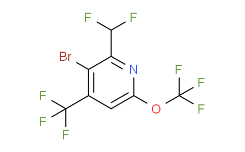 AM74553 | 1806220-89-2 | 3-Bromo-2-(difluoromethyl)-6-(trifluoromethoxy)-4-(trifluoromethyl)pyridine