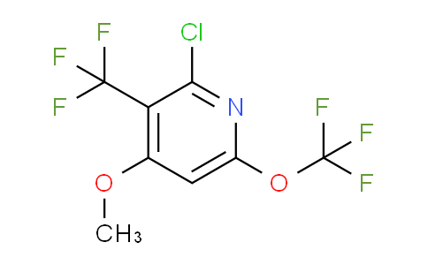 2-Chloro-4-methoxy-6-(trifluoromethoxy)-3-(trifluoromethyl)pyridine