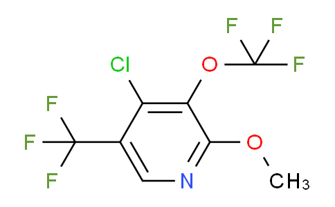 4-Chloro-2-methoxy-3-(trifluoromethoxy)-5-(trifluoromethyl)pyridine