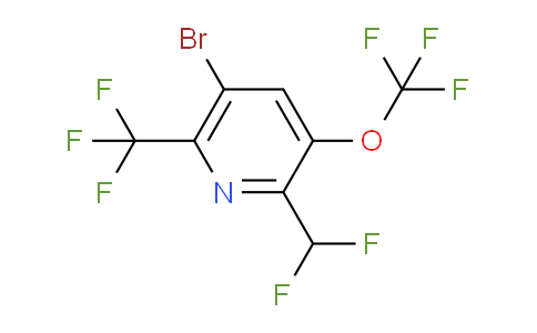5-Bromo-2-(difluoromethyl)-3-(trifluoromethoxy)-6-(trifluoromethyl)pyridine