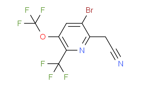 AM74563 | 1804630-81-6 | 3-Bromo-5-(trifluoromethoxy)-6-(trifluoromethyl)pyridine-2-acetonitrile