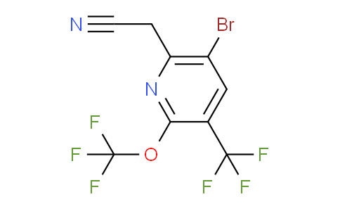 AM74564 | 1803527-37-8 | 5-Bromo-2-(trifluoromethoxy)-3-(trifluoromethyl)pyridine-6-acetonitrile