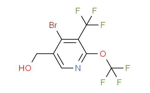 AM74571 | 1803680-16-1 | 4-Bromo-2-(trifluoromethoxy)-3-(trifluoromethyl)pyridine-5-methanol