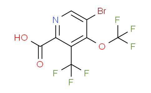 AM74580 | 1806084-07-0 | 5-Bromo-4-(trifluoromethoxy)-3-(trifluoromethyl)pyridine-2-carboxylic acid