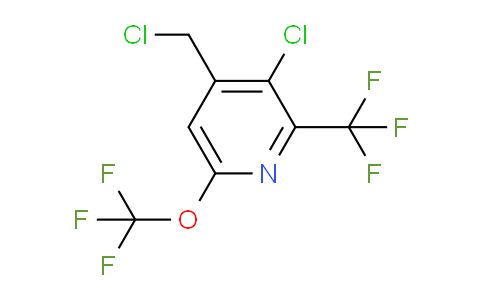 AM74581 | 1804797-48-5 | 3-Chloro-4-(chloromethyl)-6-(trifluoromethoxy)-2-(trifluoromethyl)pyridine