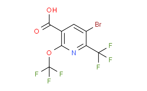 AM74582 | 1806084-35-4 | 3-Bromo-6-(trifluoromethoxy)-2-(trifluoromethyl)pyridine-5-carboxylic acid