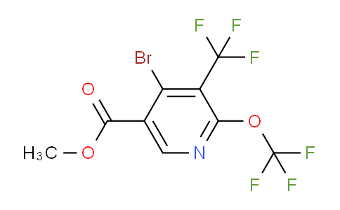 AM74588 | 1804605-02-4 | Methyl 4-bromo-2-(trifluoromethoxy)-3-(trifluoromethyl)pyridine-5-carboxylate
