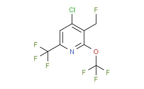 AM74589 | 1804472-45-4 | 4-Chloro-3-(fluoromethyl)-2-(trifluoromethoxy)-6-(trifluoromethyl)pyridine