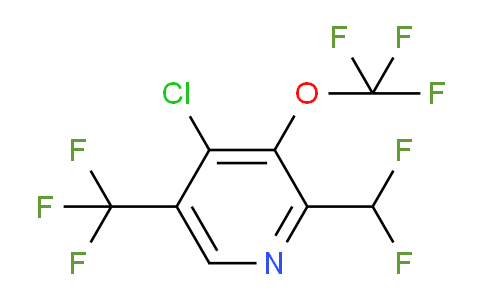 AM74593 | 1804794-17-9 | 4-Chloro-2-(difluoromethyl)-3-(trifluoromethoxy)-5-(trifluoromethyl)pyridine