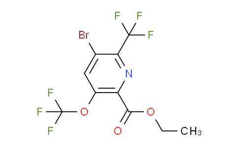 AM74594 | 1806077-55-3 | Ethyl 3-bromo-5-(trifluoromethoxy)-2-(trifluoromethyl)pyridine-6-carboxylate