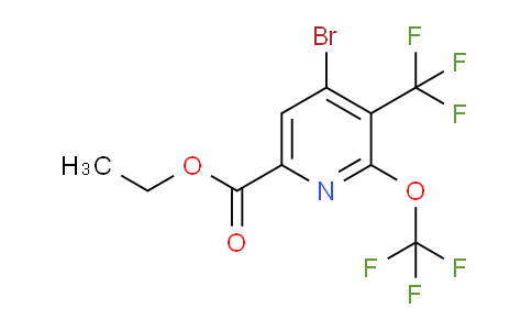 AM74596 | 1804544-56-6 | Ethyl 4-bromo-2-(trifluoromethoxy)-3-(trifluoromethyl)pyridine-6-carboxylate