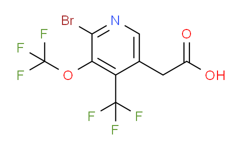 AM74598 | 1804445-87-1 | 2-Bromo-3-(trifluoromethoxy)-4-(trifluoromethyl)pyridine-5-acetic acid