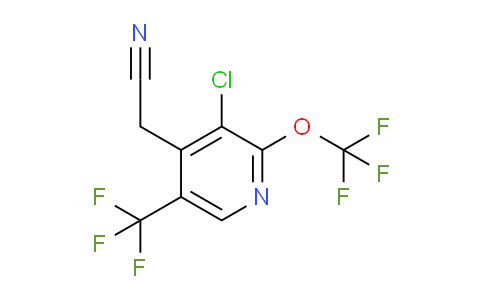 AM74599 | 1804764-64-4 | 3-Chloro-2-(trifluoromethoxy)-5-(trifluoromethyl)pyridine-4-acetonitrile