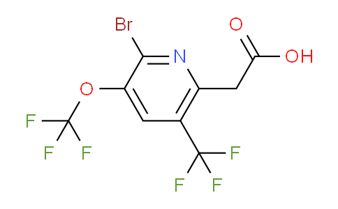 AM74600 | 1804605-44-4 | 2-Bromo-3-(trifluoromethoxy)-5-(trifluoromethyl)pyridine-6-acetic acid