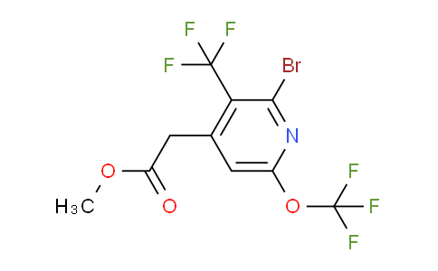 AM74605 | 1804728-30-0 | Methyl 2-bromo-6-(trifluoromethoxy)-3-(trifluoromethyl)pyridine-4-acetate