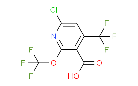 AM74615 | 1804009-92-4 | 6-Chloro-2-(trifluoromethoxy)-4-(trifluoromethyl)pyridine-3-carboxylic acid