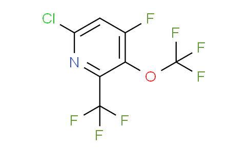 6-Chloro-4-fluoro-3-(trifluoromethoxy)-2-(trifluoromethyl)pyridine