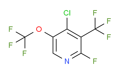 4-Chloro-2-fluoro-5-(trifluoromethoxy)-3-(trifluoromethyl)pyridine