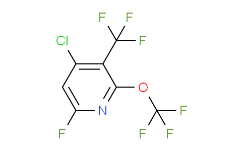 4-Chloro-6-fluoro-2-(trifluoromethoxy)-3-(trifluoromethyl)pyridine