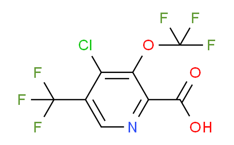 4-Chloro-3-(trifluoromethoxy)-5-(trifluoromethyl)pyridine-2-carboxylic acid