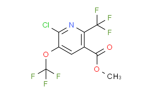 Methyl 2-chloro-3-(trifluoromethoxy)-6-(trifluoromethyl)pyridine-5-carboxylate