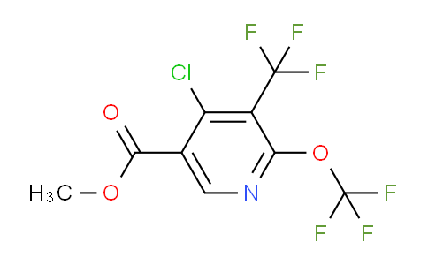 AM74628 | 1804325-78-7 | Methyl 4-chloro-2-(trifluoromethoxy)-3-(trifluoromethyl)pyridine-5-carboxylate