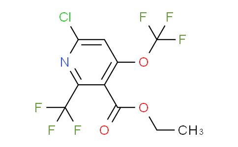 AM74634 | 1804766-96-8 | Ethyl 6-chloro-4-(trifluoromethoxy)-2-(trifluoromethyl)pyridine-3-carboxylate