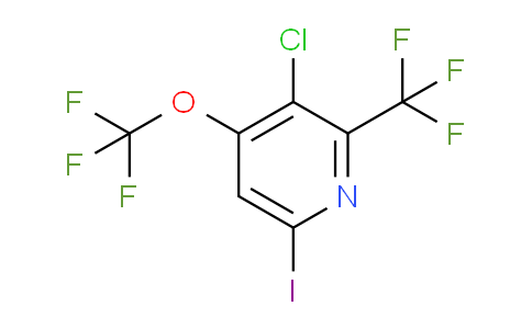 AM74635 | 1804400-50-7 | 3-Chloro-6-iodo-4-(trifluoromethoxy)-2-(trifluoromethyl)pyridine