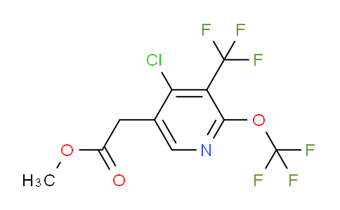 AM74645 | 1804768-84-0 | Methyl 4-chloro-2-(trifluoromethoxy)-3-(trifluoromethyl)pyridine-5-acetate