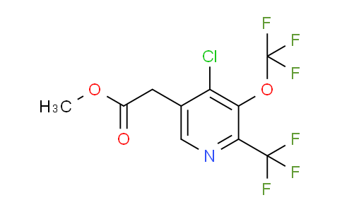 AM74647 | 1806145-66-3 | Methyl 4-chloro-3-(trifluoromethoxy)-2-(trifluoromethyl)pyridine-5-acetate
