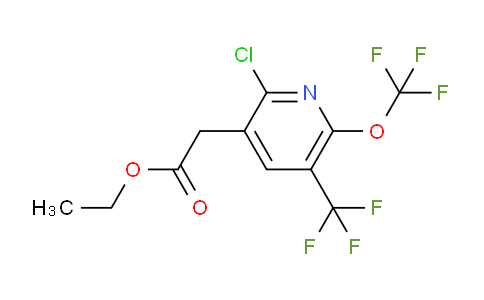 AM74659 | 1804559-66-7 | Ethyl 2-chloro-6-(trifluoromethoxy)-5-(trifluoromethyl)pyridine-3-acetate