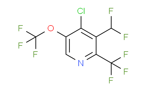 AM74666 | 1803702-14-8 | 4-Chloro-3-(difluoromethyl)-5-(trifluoromethoxy)-2-(trifluoromethyl)pyridine