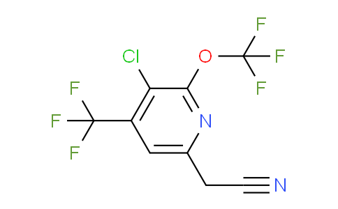 AM74672 | 1804780-89-9 | 3-Chloro-2-(trifluoromethoxy)-4-(trifluoromethyl)pyridine-6-acetonitrile