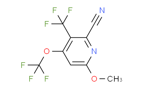 2-Cyano-6-methoxy-4-(trifluoromethoxy)-3-(trifluoromethyl)pyridine
