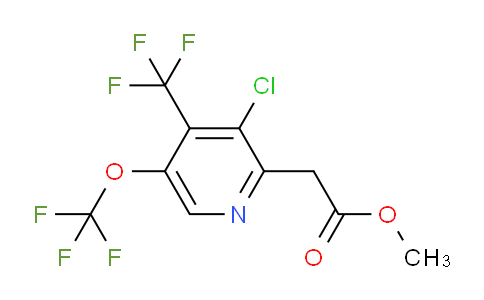 Methyl 3-chloro-5-(trifluoromethoxy)-4-(trifluoromethyl)pyridine-2-acetate
