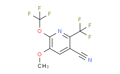 3-Cyano-5-methoxy-6-(trifluoromethoxy)-2-(trifluoromethyl)pyridine