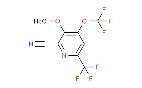 AM74730 | 1806066-12-5 | 2-Cyano-3-methoxy-4-(trifluoromethoxy)-6-(trifluoromethyl)pyridine