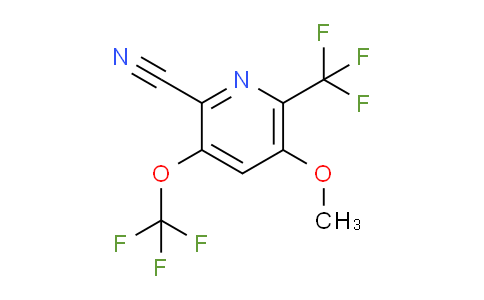 AM74732 | 1803621-68-2 | 2-Cyano-5-methoxy-3-(trifluoromethoxy)-6-(trifluoromethyl)pyridine