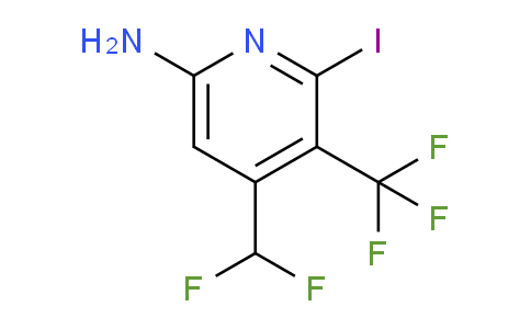 AM74753 | 1804512-68-2 | 6-Amino-4-(difluoromethyl)-2-iodo-3-(trifluoromethyl)pyridine