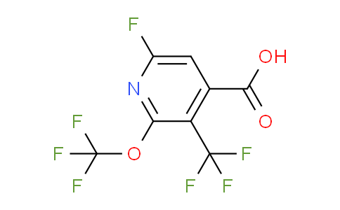 6-Fluoro-2-(trifluoromethoxy)-3-(trifluoromethyl)pyridine-4-carboxylic acid