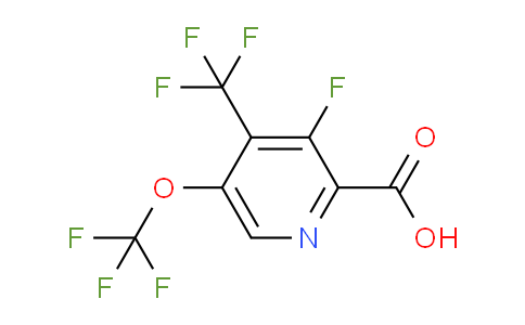 3-Fluoro-5-(trifluoromethoxy)-4-(trifluoromethyl)pyridine-2-carboxylic acid