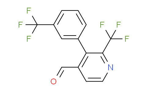 2-(Trifluoromethyl)-3-(3-(trifluoromethyl)phenyl)isonicotinaldehyde